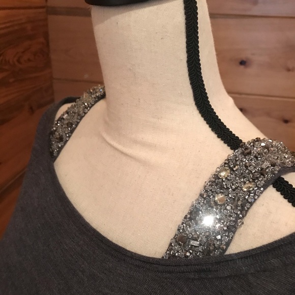 Antonio Melani Sweater - Beautiful Beaded Straps - Picture 2 of 8